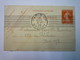 CARTE-LETTRE  1909  Avec Beau Cachet  PARIS-R.P  DEPART   - Kartenbriefe