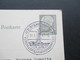 BRD 1961 Ganzsache P30 Mit Zusatzfrankatur Berlin. Sonderstempel Bremerhaven  75 Jahre Verein D. Briefmarkensammler - Cartes Postales - Oblitérées
