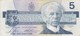 Canada - Billet De 5 Dollars - Laurier - 1986 - Canada