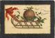 Xmas Sled Pulling Turnip"Best Wishes" - Ellen Clapsaddle Signed Antique Postcard - Clapsaddle