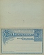 Belgian Congo Postal Stationery Reply Paid Postcard 15 + 15 Cms. With Cancel Banana - Interi Postali