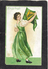 Pretty Young Irish Lady All In Green"Erin Go Bragh"1911 - Ellen Clapsaddle Antique Postcard - Clapsaddle