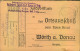 1917, Feldpost Vordruckkarte An Den Ortsausschuß Vom Roten Kreuz In Wörth A.d. Donau - Cartas & Documentos