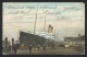 Great Britain Sc# 128 On Postcard 1904 7.31 R.M.S. Cedric Liverpool &gt; USA - Covers & Documents
