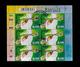 S.Africa 2001 S.African Musicians Set Of 5,  Control Blocks Of 6 C.T.O. Full Gum , Never Hinged - Blocs-feuillets