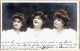 Div021 LES Trois 3 SOEURS MANTE De L&acute;Opéra Paris 1903 à HALLE Chez Le Curé Hecmanville Eure Carte Photo CAUTIN BER - Opéra