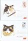 60756- BURMESE, TURKISH VAN, RAGDOLL, NORWEGIAN FOREST CAT, DOMESTIC CATS, COVER STATIONERY, 4X, 2006, ROMANIA - Hauskatzen