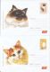 60756- BURMESE, TURKISH VAN, RAGDOLL, NORWEGIAN FOREST CAT, DOMESTIC CATS, COVER STATIONERY, 4X, 2006, ROMANIA - Hauskatzen