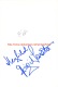 Birgit Sarata Opera Signature - Autographes