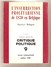 Maurice BOLOGNE - L'INSURRECTION PROLETARIENNE DE 1830 EN BELGIQUE -  Critique Politique N° 9 , 1981 - Belgique