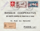 Recommandée De Tagnon (Ardennes) Pour Paris Yvert 1186 Lille- Perpignan 1222- Traité Des Pyrénées 1223 - 1921-1960: Modern Period