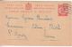 GV: One Penny Printed Postcard; Birmingham To St Moritz, Switzerland, 1916 - Covers & Documents