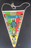 Fußball-Weltmeisterschaft 1970 Mexico,  FIFA World Cup  FOOTBALL CLUB SOCCER / FUTBOL / CALCIO, OLD PENNANT, SPORTS FLAG - Habillement, Souvenirs & Autres