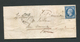 FRANCE- Lettre Sans Correspondance De 1859 De CLERMONT DE L'OISE (58)- PC 884- Y&T N°14A - 1849-1876: Période Classique