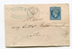 FRANCE- Lettre Sans Correspondance De 1868 De COMMENTRY (3)- GC 1092- Y&T N°22 - 1853-1860 Napoléon III.