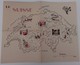 3 Cartes Geographiques Illustrées Cartonnées -  La SUISSE  -  La HOLLANDE  -  La NORVEGE - Cartes Géographiques
