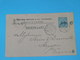 ENTIER POSTAL /Briefkaart G.30  / CARTE POSTALE 1887 / DE LEUWARDEN Yvd MEULEN&CIE/ A SAUJON  / COGNAC DOMAINE MORTIER / - Brieven En Documenten