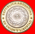 § SUN: ARGENTINA &#x2605; 2 PESO 2014 MINT LUSTER! LOW START&#x2605; NO RESERVE! - Argentine