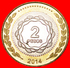 § SUN: ARGENTINA &#x2605; 2 PESO 2014 MINT LUSTER! LOW START&#x2605; NO RESERVE! - Argentine