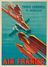 Air France Paris Londres 1938 - Postcard - Poster Reproduction - Reclame