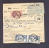 Colis Postal  Alsace Lorraine En Port Dû (pas Courant) De 5 Frs Mulhouse Pour Colmar 03/09/1937 TB - Covers & Documents
