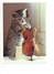 16932 - Chats Et Violon  L'amateur De Musique Par Bernard Boisson (format 10X 15) - Chats