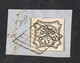 PONTIFICIO 8 BAJ  SU FRAMMENTO SIGNED BIONDI 1852 SASSONE# 9 - Stato Pontificio