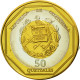 Monnaie, Guatemala, 50 Quetzales, 1995, Tower, SPL, Tri-Metallic, KM:3c.2 - Guatemala