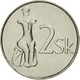 Monnaie, Slovaquie, 2 Koruna, 2007, FDC, Nickel Plated Steel, KM:13 - Eslovaquia