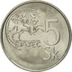 Monnaie, Slovaquie, 5 Koruna, 2007, FDC, Nickel Plated Steel, KM:14 - Slovaquie