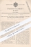 Original Patent - Martin Heusterberg , Berlin , 1900 , Schloss | Türschloss , Tür , Schlosser , Schlosserei !! - Historische Dokumente