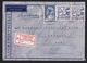 Curacao: Registered Airmail Cover To USA, 1941, 3 Stamps, Red Censor Marking, Censored, R-label (minor Damage, See Scan) - Curacao, Netherlands Antilles, Aruba