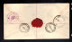 1959 Malaya Malacca Coronation To USA Cover Queen Elizabeth II QE2 Red Wax Seal - Other & Unclassified