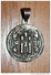 Très Beau Médaillon Médaille Pendentif Armoiries De Castille (replique D´un Sceau Ancien) Métal Semblable à L´argent - Monarchia/ Nobiltà