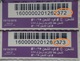 2 Consecutive Numbers (Orange Small Phone Cards) (Egypt) - Egitto