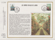 2 Scans 2 Feuillets Tirage Limité CEF 544 545 Les Serrers Royales De Laeken 2340 à 2343 Fleurs Arbres - 1981-1990