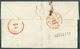 N°2 - 10 Cent. Carmin, TB Margé, ObL. Sc MAASTRICHT 17/7 1863 Franco Sur Lettre + Boîte Rurale (postbus Q) Vers Liège (B - Briefe U. Dokumente