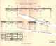 Original Patent - Otto Krecklow , Berlin / Schöneberg , 1895 , Ausziehtisch Mit Klappfüßen | Tisch , Tische , Tischler - Historische Dokumente