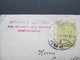 Türkei 1924 Dreifarbenfrankatur MiF. Constantinople - Wien. Vignette Banca Marmorosch Blank. Interessanter Beleg!! - Storia Postale