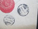 Delcampe - Türkei 1918 Nr. 634 MeF Societe Commerciale Constantinople - Zürich. Papiersiegel! Interessanter Beleg! - Cartas & Documentos