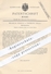 Original Patent - Wilhelm Lederle , Freiburg , 1889 , Bohrmaschine | Bohrmaschinen , Bohren , Bohrer , Werkzeug , Metall - Historische Dokumente