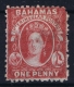 Bahamas: SG 20 Brown Lake Wmk CC  Perfo 12,5   MH/* Falz/ Charniere - 1859-1963 Colonia Británica