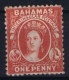 Bahamas: SG 21 Carmin Lake Wmk CC  Perfo 12,5   MH/* Falz/ Charniere - 1859-1963 Colonie Britannique