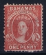 Bahamas: SG 23 Rose Red Wmk CC  Perfo 12,5   Not Used (*) SG - 1859-1963 Colonie Britannique