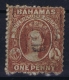 Bahamas: SG 17 Brown Lake Perfo 13   Gestempelt/used/obl. 1862 - 1859-1963 Colonia Británica