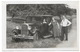 CARTE PHOTO  Femme Au Volant D'une Vieille Traction Sur Une Route De Campagne - TBE - Voitures De Tourisme