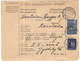 FINLANDIA - Finland - 1930 - Osoitekortti, Kotimaisen Paketin - Adresskort Paket Packet Freight Bill Card - Viaggiata Da - Colis Postaux