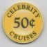 Jeton De Casino Sur Mer : Celebrity Cruises 50¢ - Casino