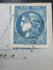 FRANCE - N° 46B Sur Lettre  PC Du GC (1010) - RARE - 1870 Emissione Di Bordeaux