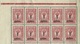 RUSSLAND RUSSIA 1919/20 Sibirien Michel 4 A Civil War Koltschak Army In 25-Block (1/4 Of Sheet) MNH - Sibérie Et Extrême Orient